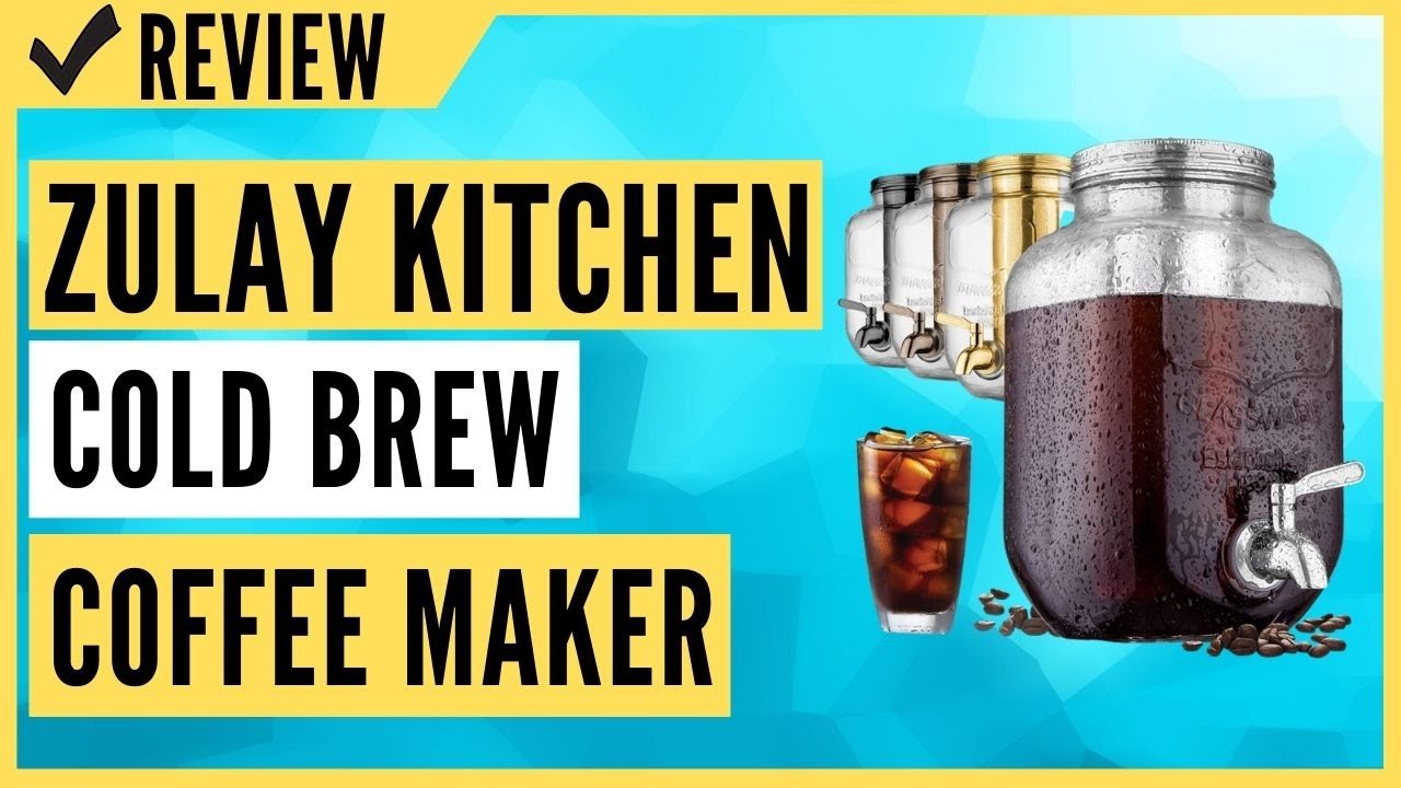 Zulay Kitchen Cold Brew Coffee Maker 1 Gallon