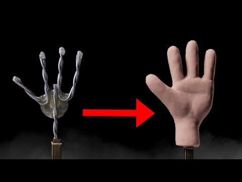Stop Motion Silicone Puppet Hand Making (Workflow)