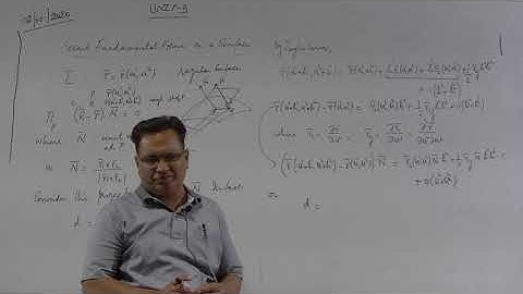 Lect-20 Second Fundamental Form (UNIT-3)