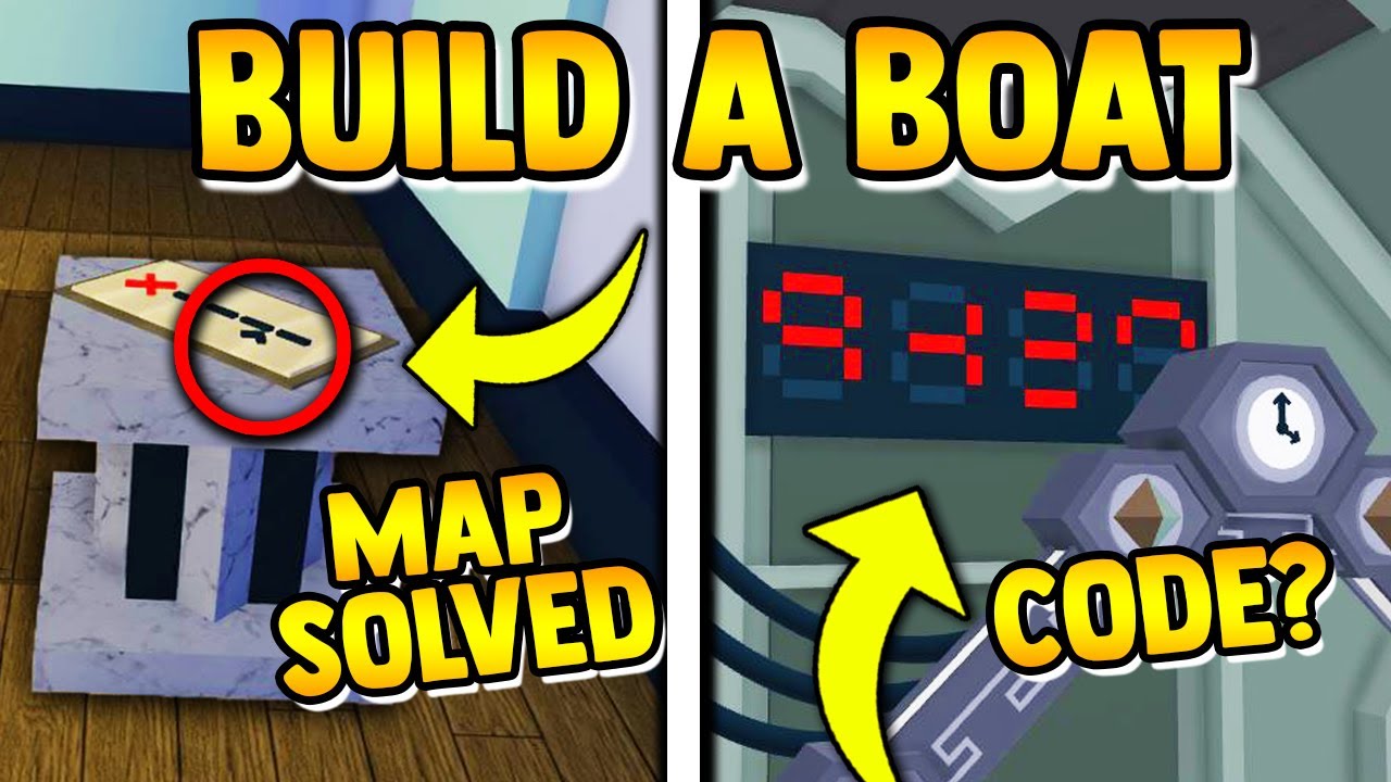 New Map Secret Code Solved Build A Boat For Treasure Roblox Youtube - build a base roblox code