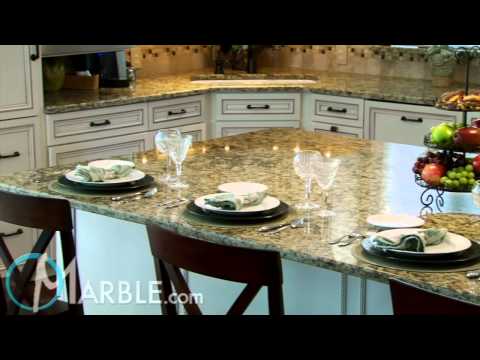 Golden Butterfly Granite Kitchen Countertops By Marble Com Youtube