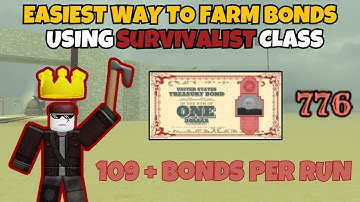 Easiest Way To Farm Bonds Using Survivalist Class (Dead Rails)