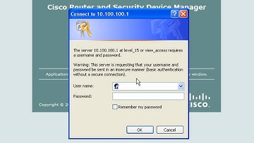 Installing Cisco Security Device Manager (SDM) Lab - Part 1