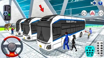 New Hyundai Elec City Bus Simulator 2025 - 3D Driving Class Android ios - Bus Game Android Gameplay
