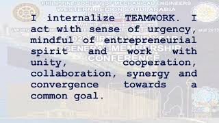 PSME Core Values (PSME-WRSA JC) by Engr. Nino Jose Lopez