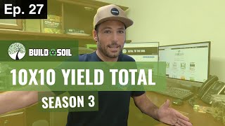 BuildASoil: YIELD TOTALS 10X10 GROW TENT (Season 3, Episode 27)