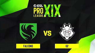 Falcons проти G2 | Мапа 3 Nuke | ESL Pro League Season 19