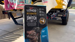 Installing a Lenco Trim Tab Switch Kit on a 2012 Mastercraft X-35 replacing the SmartWave system.