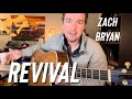 Easy beginner guitar songs revival by zach bryan