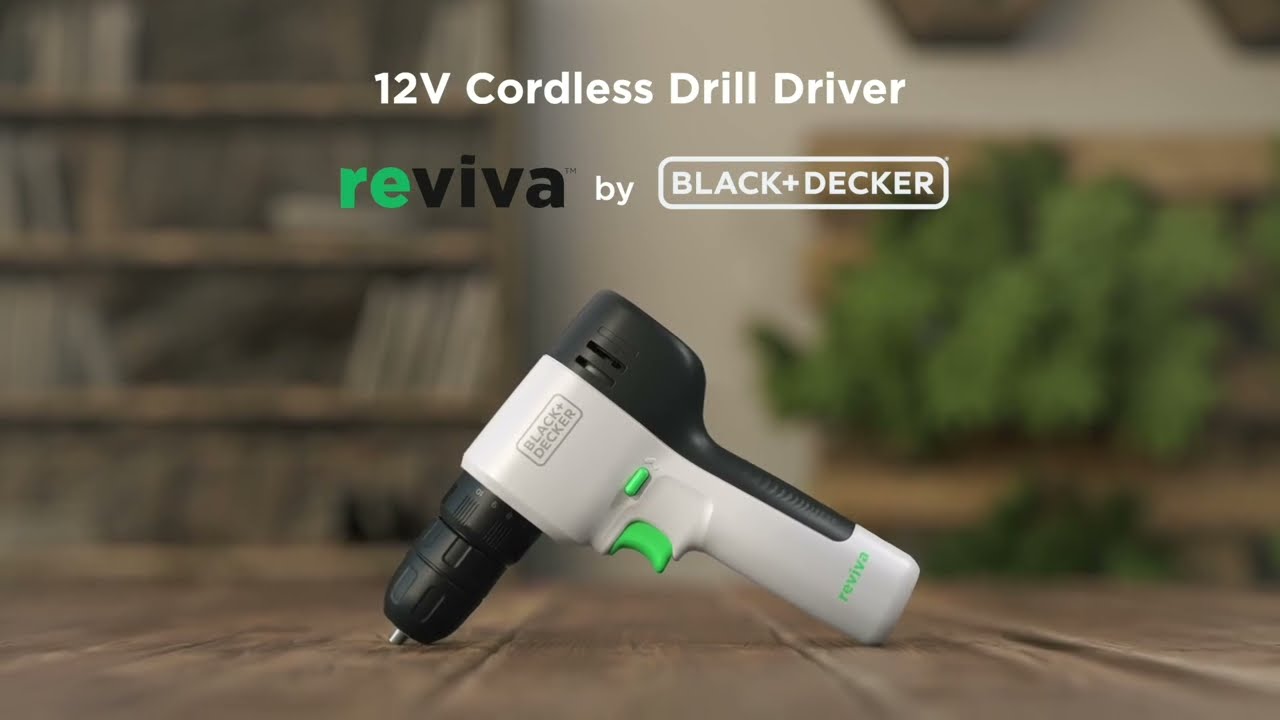 Black & Decker Reviva 12V Drill Driver 1.5Ah