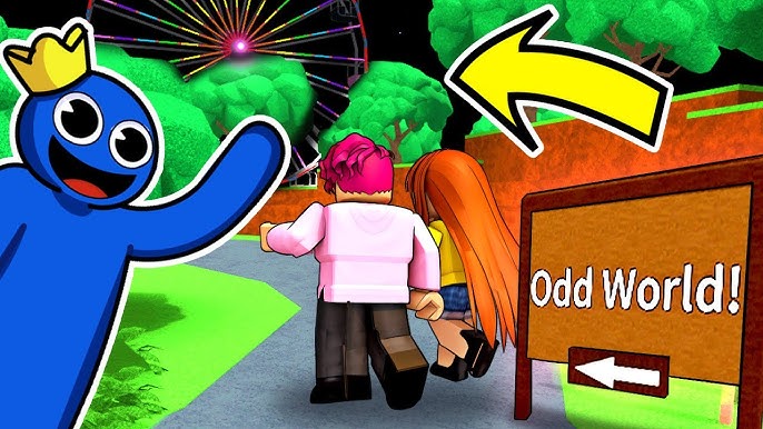 Rainbow Friends Roblox Green chasing Player by ChillinwChels on