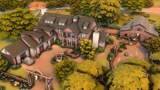  Big Family Ranch || The Sims 4: Horse Ranch || Speedbuild || No CC