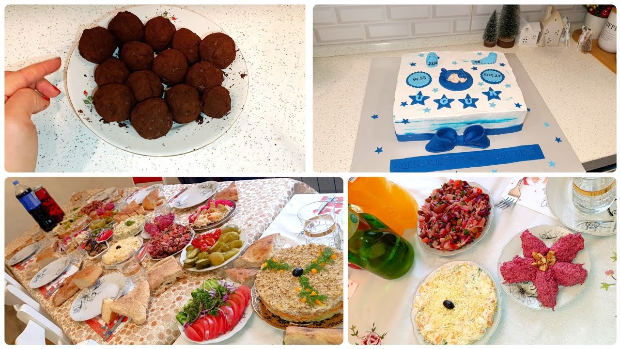 Qonaqlarım var,🥰Uzun hazırlığın sonu‼️Tortun hazırlanması 