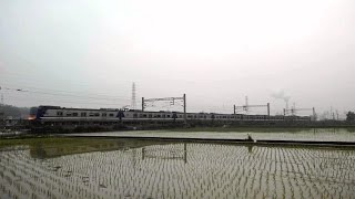 台鐵北上1234次EMU700區間車通過福安里地下道旁-2017/03/18