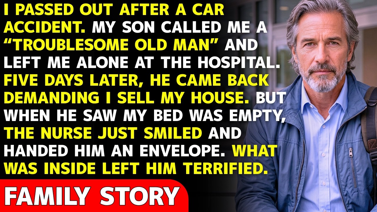 After My Crash, My Son Called Me A “Troublesome Old Man” And Left Me In The ER — 5 Days Later...