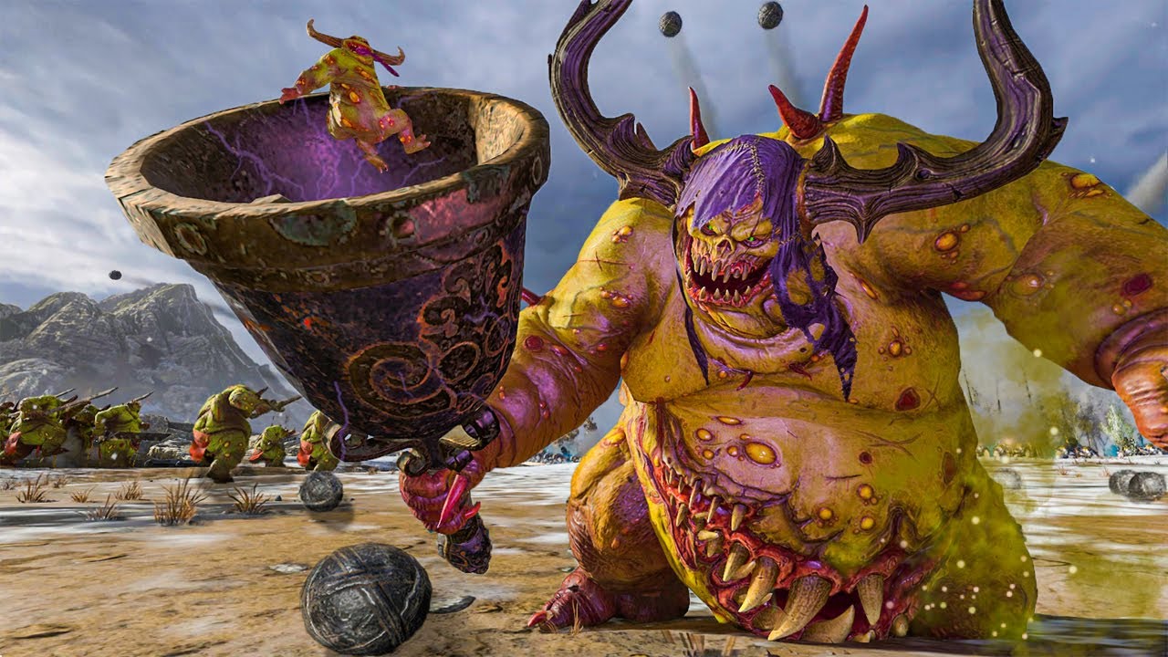 20 GREAT UNCLEAN ONES VS 40 BEAR CANNONS - WHO WILL WIN?! - [ Total War ...