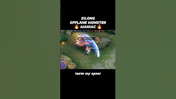 1 VS 4 MANIAC 🔥 ZILONG OFFLANE MONSTER | S31 - EP13 #deckard #mobilelegend #zilong  #savage #maniac