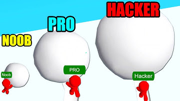 NOOB vs PRO vs HACKER Snow Race