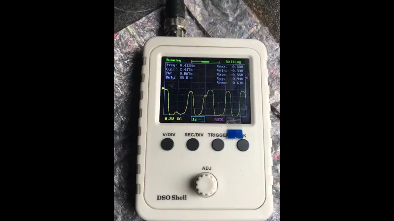 Осциллограмма датчика кислорода (1) SsanYong Kyron 2.3 бензин (педаль ...