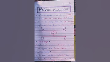 Network operating system definition and disadvantage