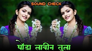 Ghoda Lavin Tula Dj Song | SoundCheck | पावन घोडा लावीन तुला Dj Aniket & Nagesh | Insta Trending