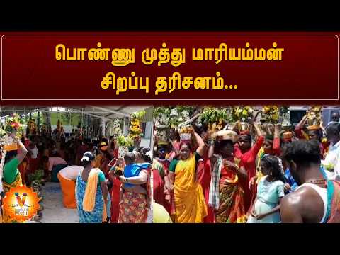 பொண்ணு முத்து மாரியம்மன் சிறப்பு தரிசனம்...