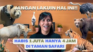 KESALAHAN PEMULA saat berkunjung ke TAMAN SAFARI #tamansafari101