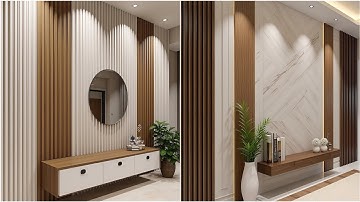 100 Modern Wall Decoration Ideas for Living Rooms | Top Wall Cladding & Interior Design Trends 2025