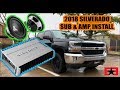 2018 Silverado Subwoofer & Amp Complete install