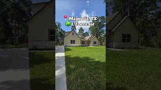 Home for sale in Magnolia, Tx 🔸️1/2 acre #movingtohouston #movingtotexas #texasrealestate #magnolia