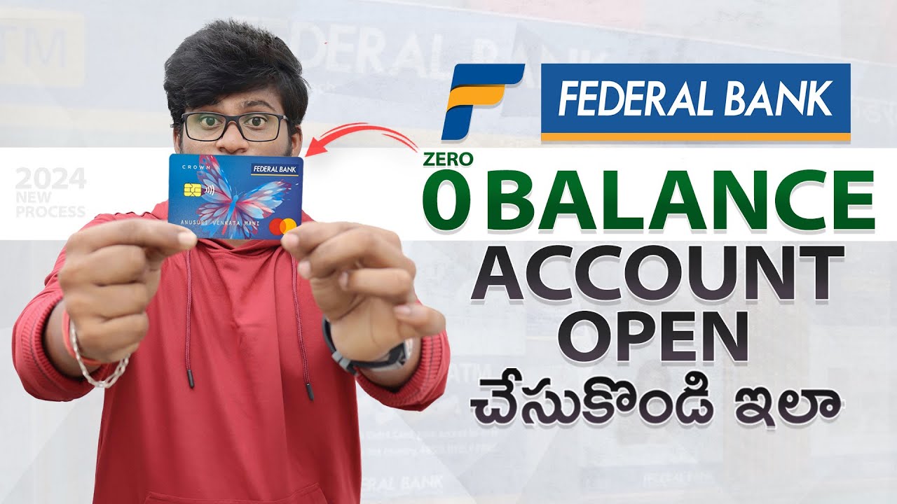 Federal Bank 0 Balance Account Opening Online | Federal Bank Account Opening Online 2024 | Telugu