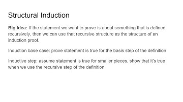 MAC281 Recursive Definitions and Structural Induction
