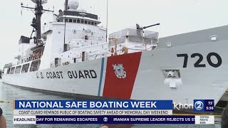 Coast Guard stresses boating safety for Memorial Day weekend