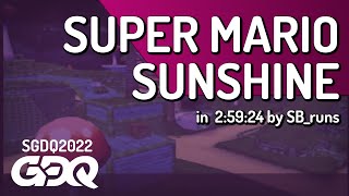 Super Mario Sunshine by SB_runs in 2:59:24 - Summer Games Done Quick 2022