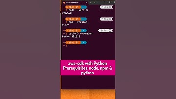 How to install AWS CDK to work in Python?