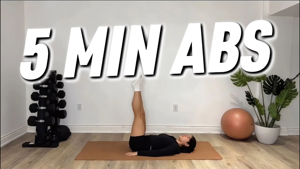 5 MINUTES ABS WORKOUT | No equipment needed 🔥 - YouTube
