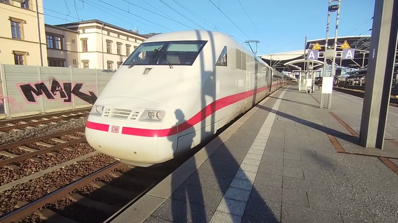 Bahnverkehr am Erfurt Hauptbahnhof (16.01.26)