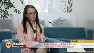 World NGO Day UNDPMK Maja Stojanoska interview for TV Sitel