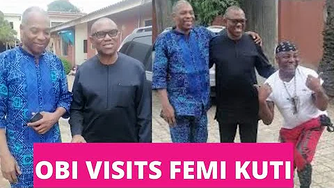 Peter Obi Visits Femi Kuti Promises Issue-Base Campaign #peterobi #femikuti #obidient #afrobeat