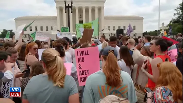 LIVE: Protests at Supreme Court After Roe v Wade Overturned
