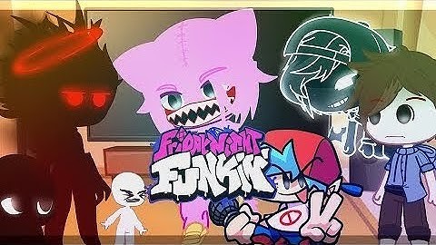 FNF Mod Characters Reacts Playtime But Different Characters Sing It (Everyone Sings Playtime)(Kissy)