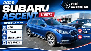 SOLD - 2020 Subaru Ascent Limited AWD for Sale in Lima Ohio | 8-Passenger Family SUV Subaru Ascent 8 Passenger For Sale