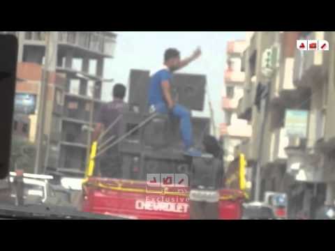 سيارة تقوم بحشد الناخبين سيبوا شغلكم سيبوا المراوح والتكييف بطنطا