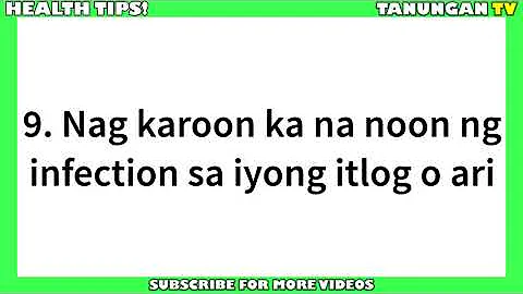 15 SIGNS NA IKAW AY BAOG (LALAKI) | INFERTILITY