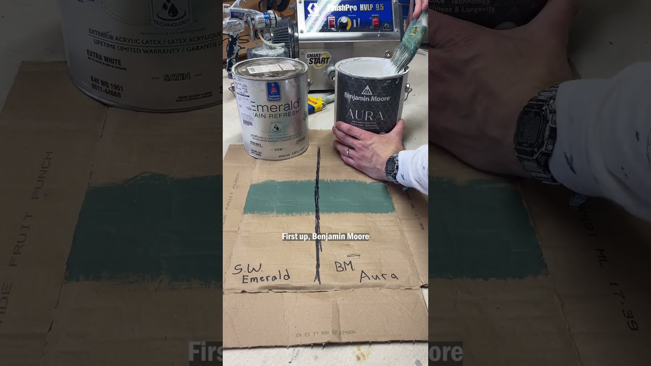 Aura Vs Emerald Exterior Paint Shorts