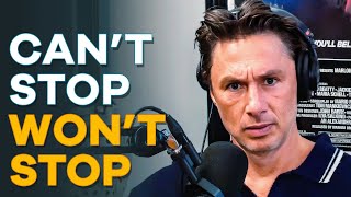 Famous ZACH BRAFF Opens Up About Constantly Working and the Stress That Comes When He Stops Profile
