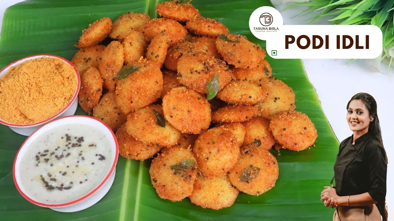Podi masala idli | Masala Idli | Chef Taruna Birla