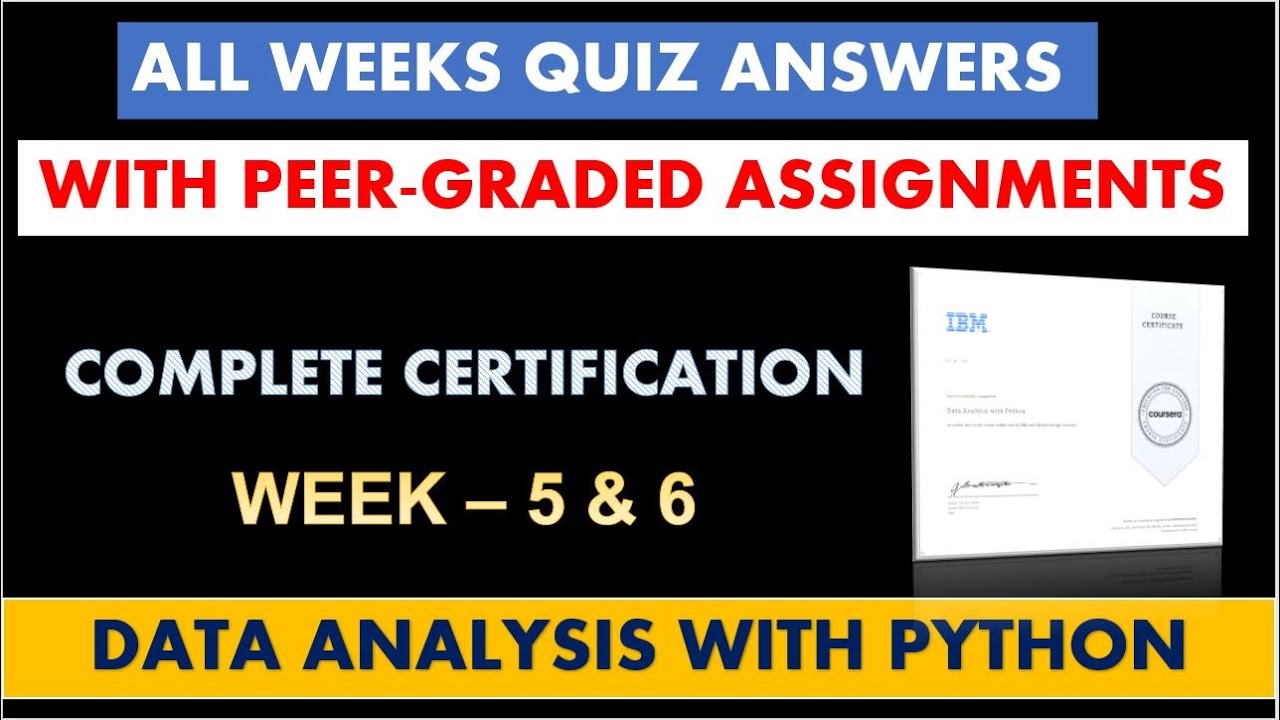 coursera week 5 assignment python