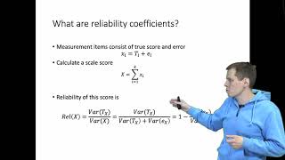Choosing a reliability coefficient