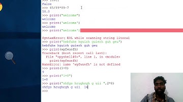 PYTHON - (INTERACTIVE MODE AND SCRIPT MODE)